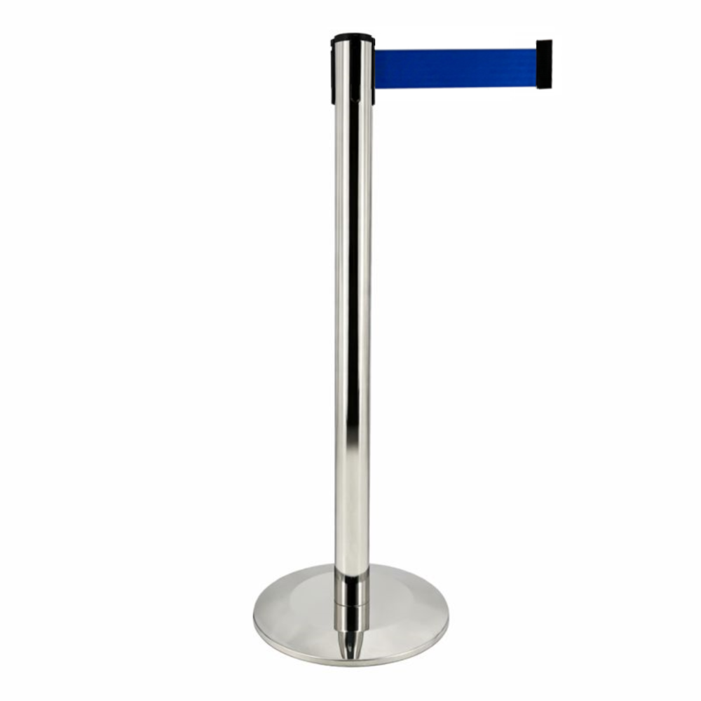 Belt barrier posts