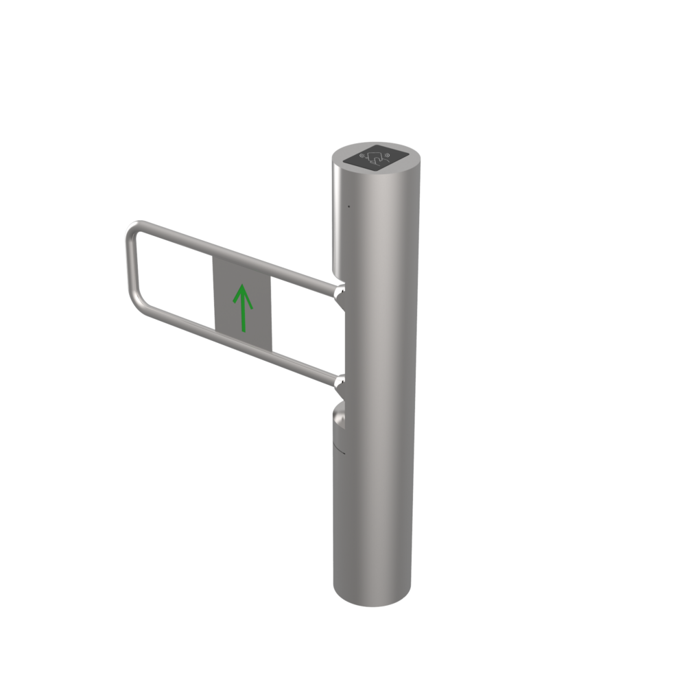 Pillar Swing Turnstile Gate Stainless Steel Z318