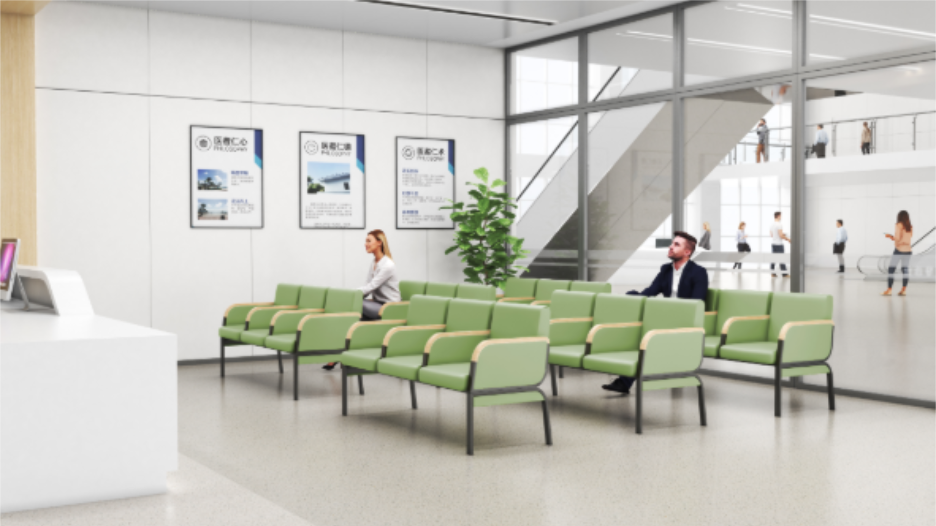 Sofa do poczekalni GreenLeaf Series - obrazek 5