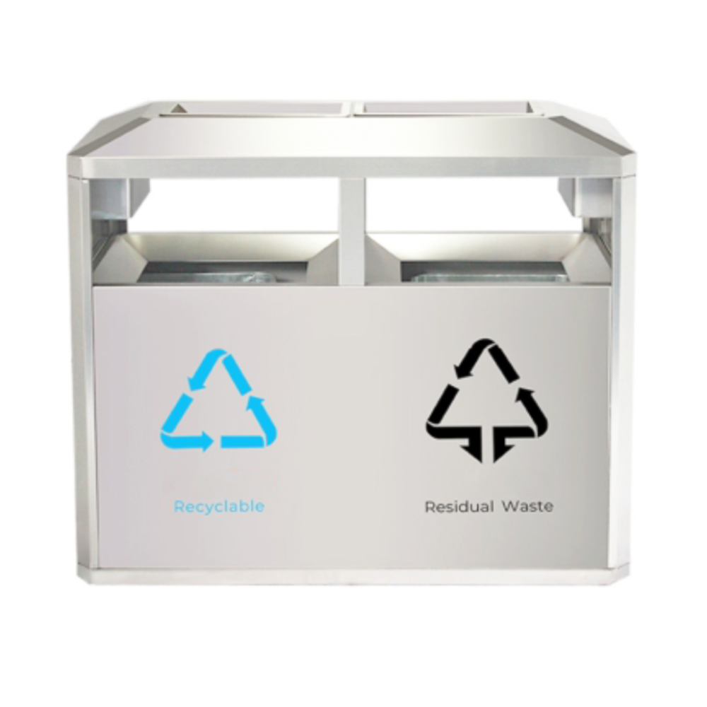 Recycle Trash Bin 2x45L + 2x1.6L