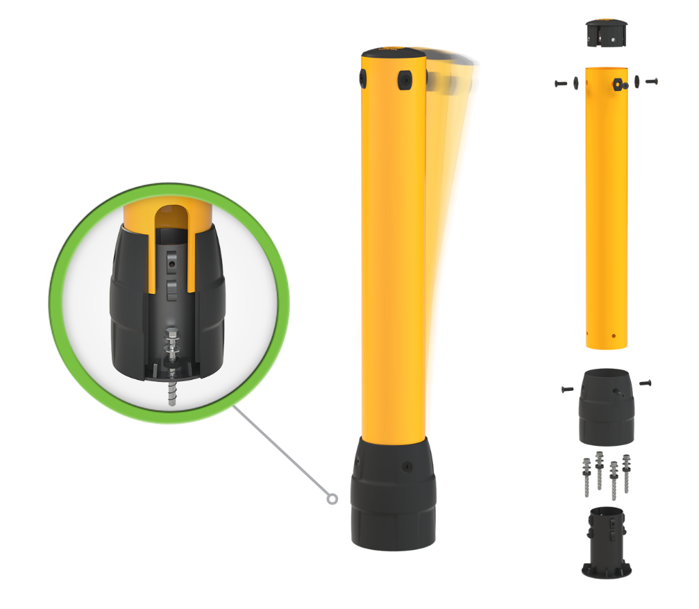 Słupek ochronny FLEX+ - obrazek 2